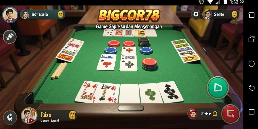 Tampilan gameplay <strong>BIGCOR78</strong> yang penuh keseruan dan interaksi.
