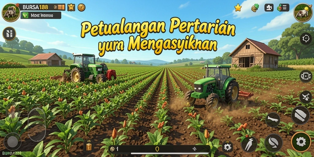 Gameplay <strong>BURSA188</strong> yang seru dengan aktivitas pertanian.