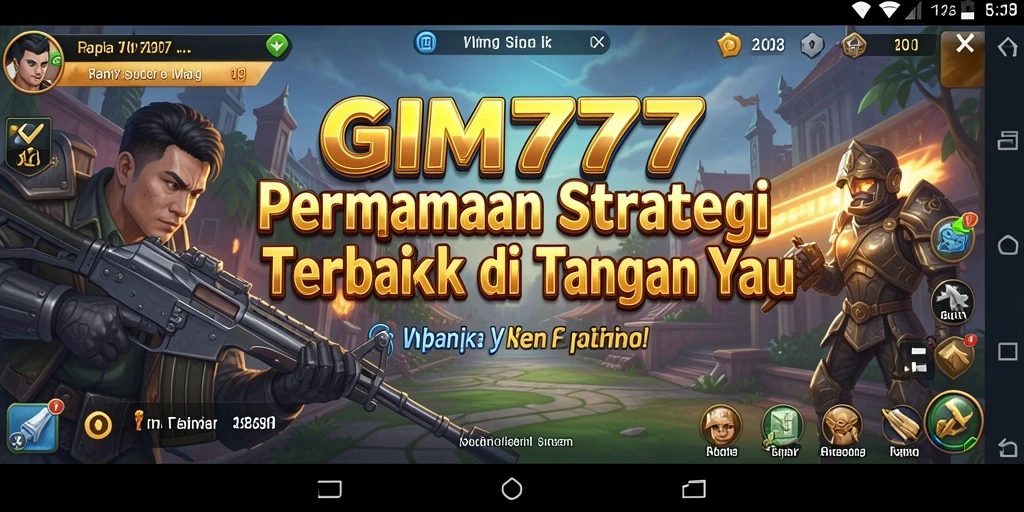 Tampilan gameplay GIM777 yang menegangkan dan strategis.