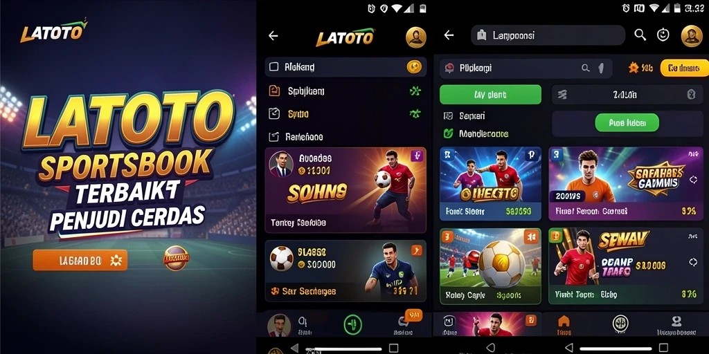 Tampilan gameplay LATOTO yang menarik dengan berbagai pilihan taruhan olahraga.