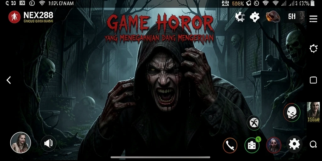 Gameplay NEX288 yang mencekam dengan suasana horor yang intens.