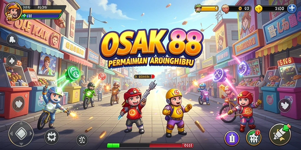 Tampilan gameplay OSAKA88 yang menarik dan penuh warna.