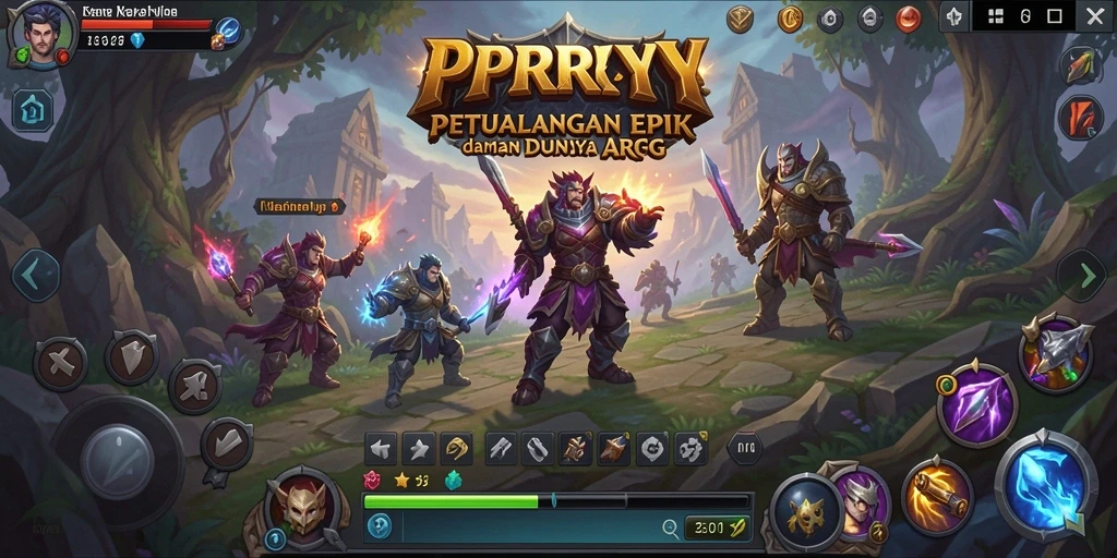 Tampilan gameplay PPRRYY yang penuh aksi dan strategi.
