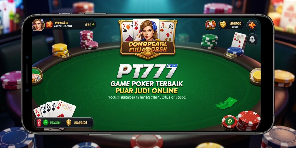 Tampilan gameplay Poker yang menarik di PT777.