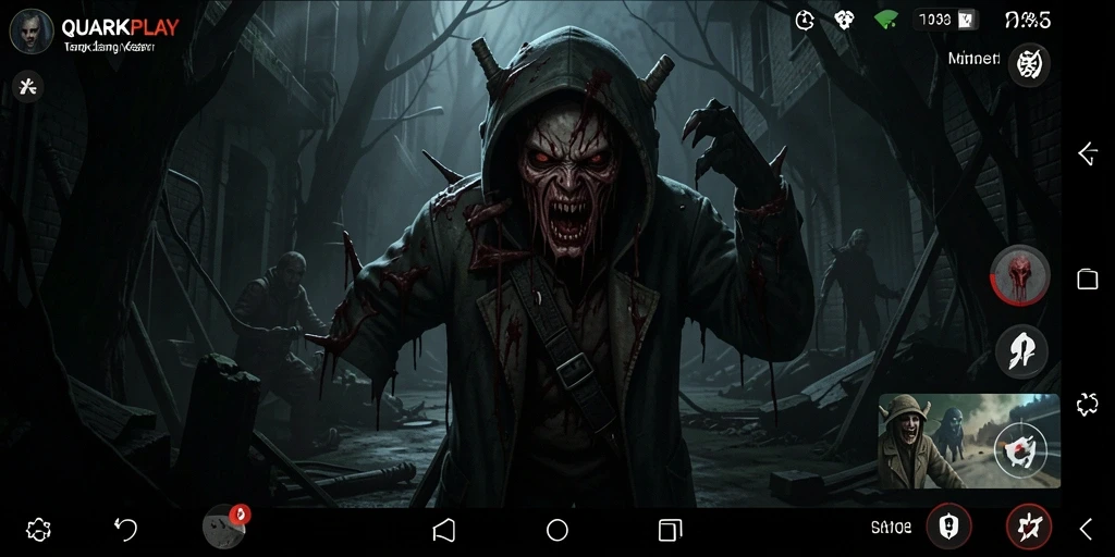 Gameplay menegangkan di dalam kegelapan dengan makhluk menyeramkan.