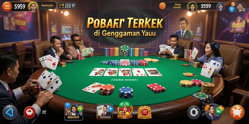 Tampilan gameplay seru di aplikasi S9S9 yang menawarkan pengalaman poker menyenangkan.