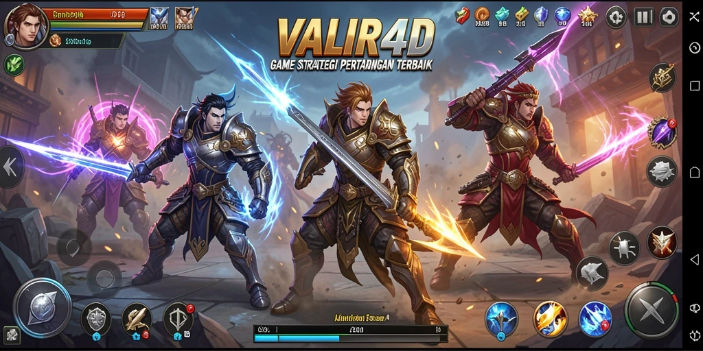 Tampilan gameplay VALIR4D yang seru dan strategis.