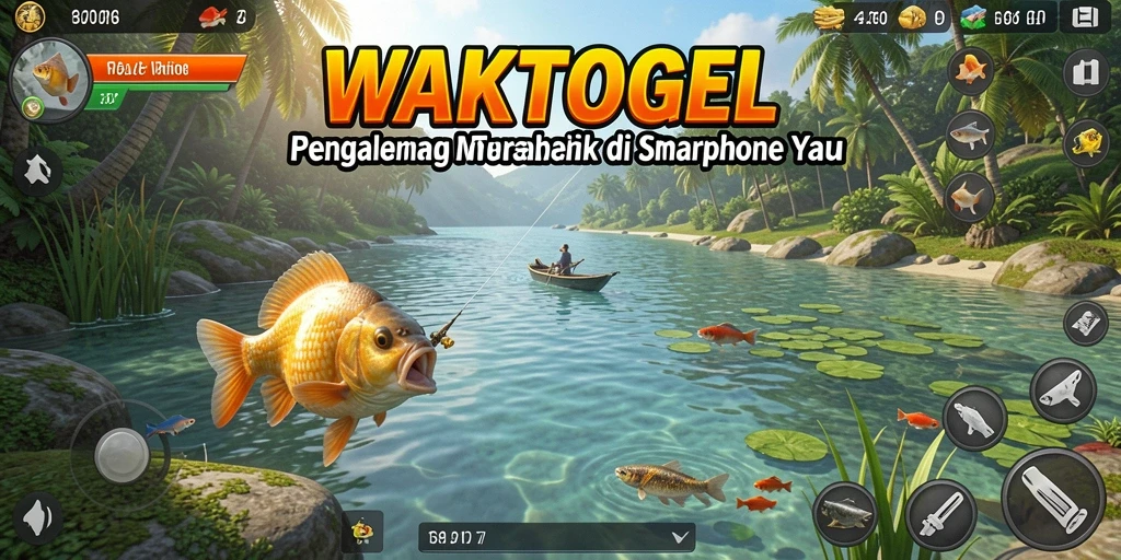 Tangkapan ikan yang berhasil dalam gameplay WAKTOGEL.