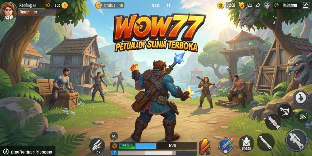 Tampilan gameplay luar biasa di dunia terbuka WOW77.